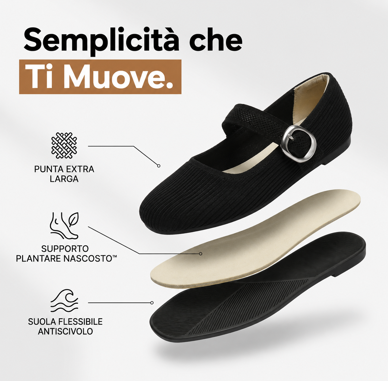 CHIARA VENTURI™ | Ballerine comfort