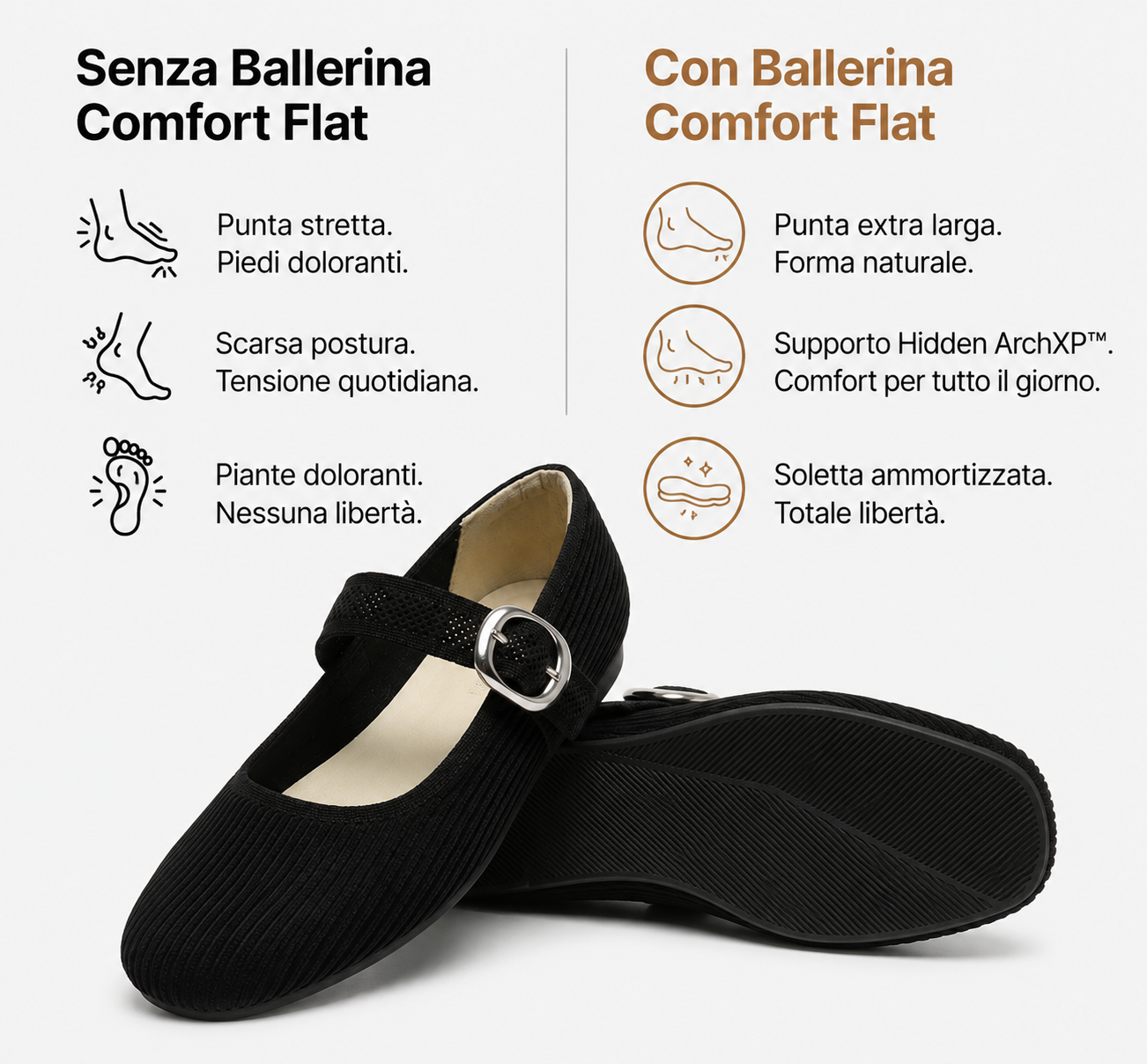 CHIARA VENTURI™ | Ballerine comfort