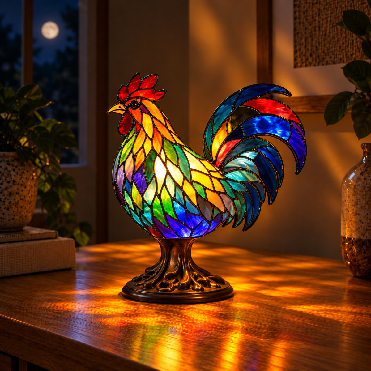 GALLO | Lampada LED a Forma di Gallo