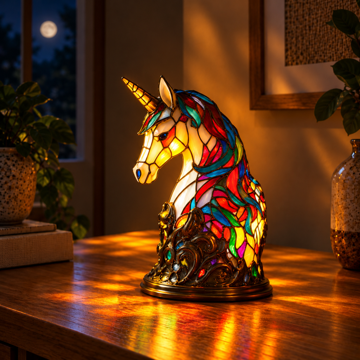 UNICA | Lampada LED a Forma di Unicorno