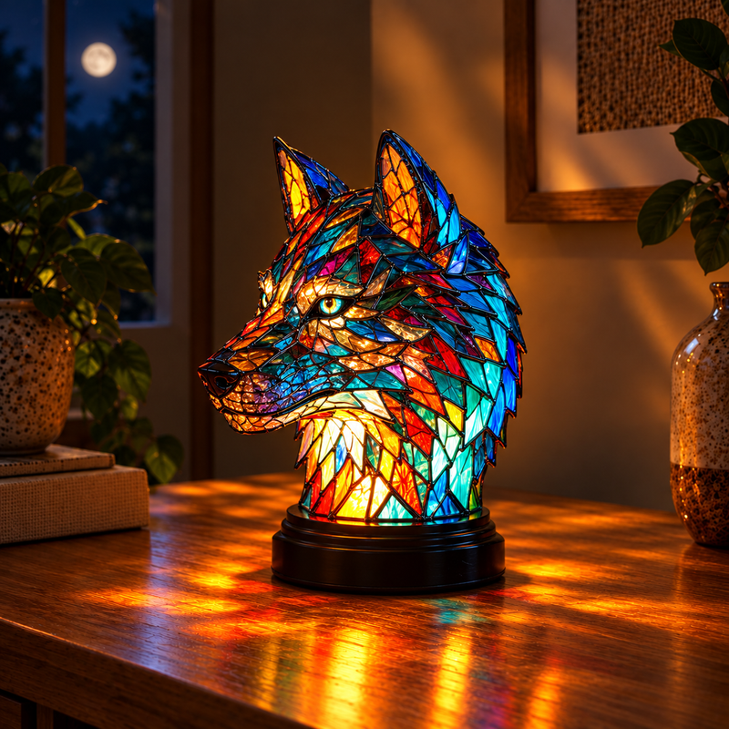 LUPO | Lampada LED a Forma di Lupo