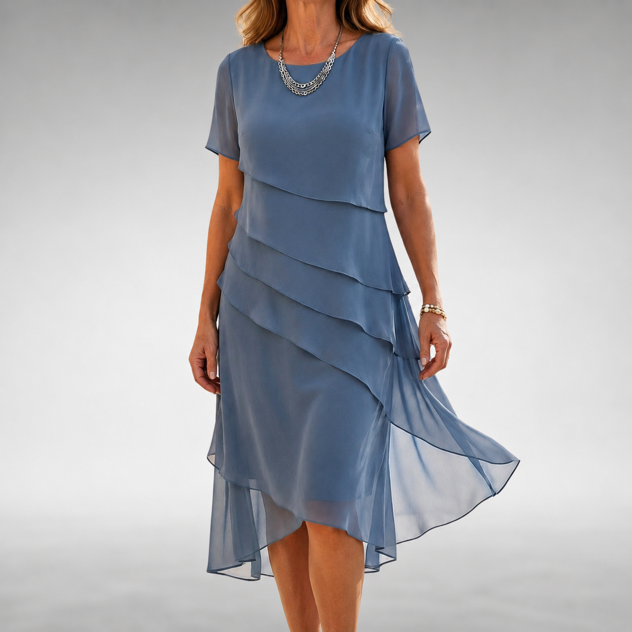 GEMMA™ | Abito Midi a Strati