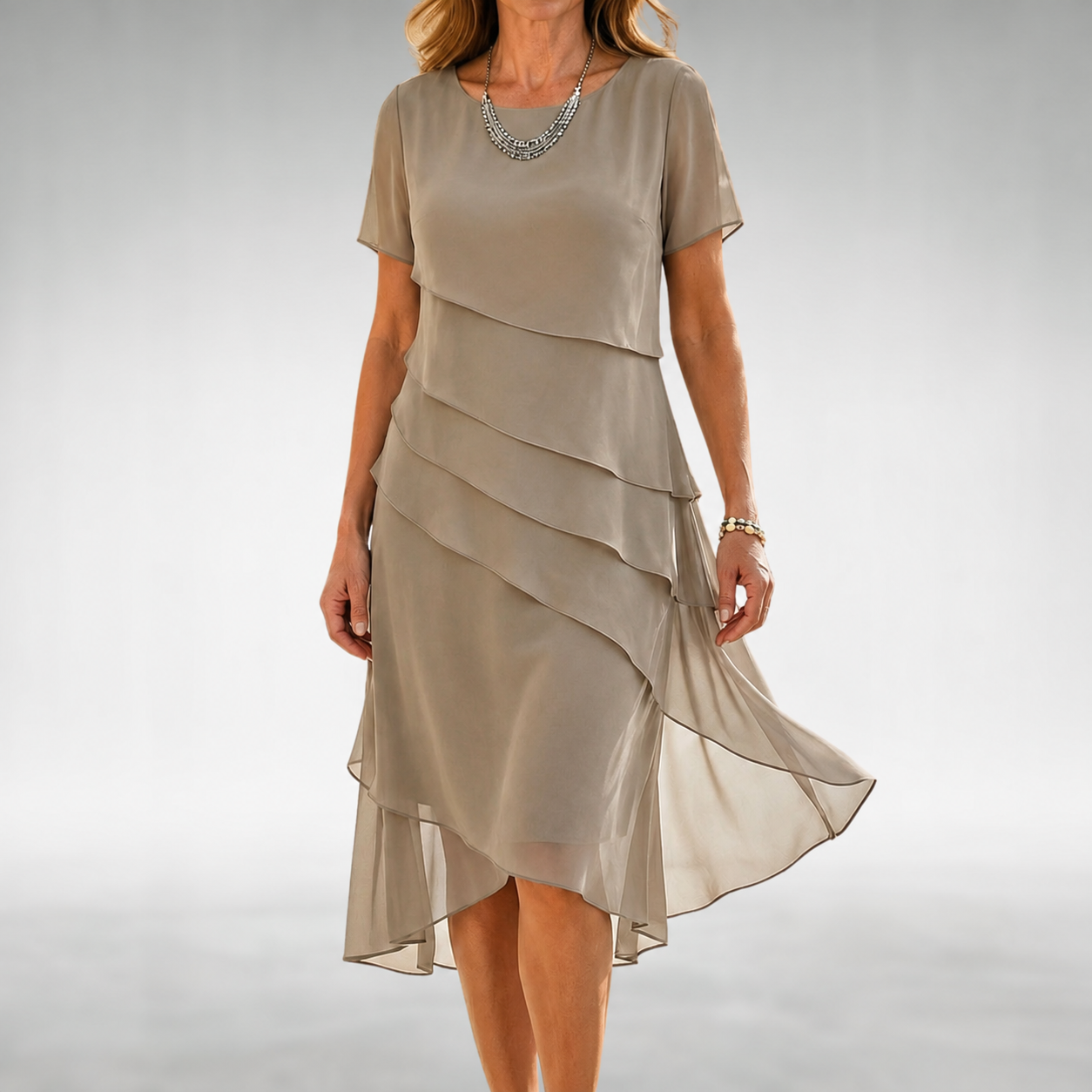 GEMMA™ | Abito Midi a Strati