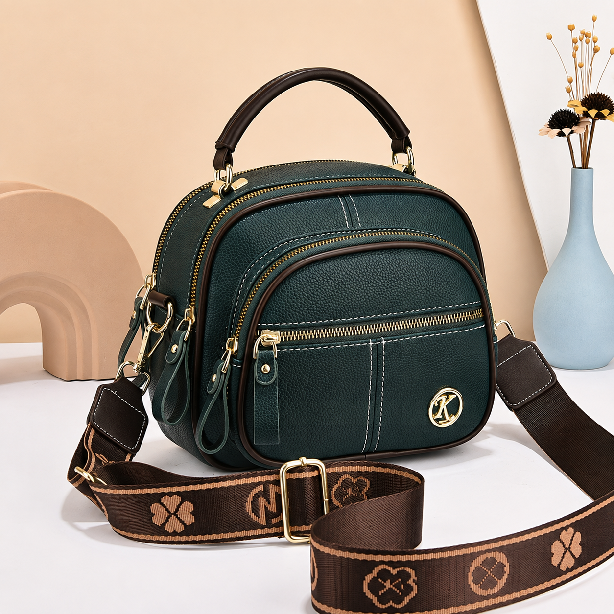 MARISA™ | Borsa a Tracolla Compatta ed Elegante