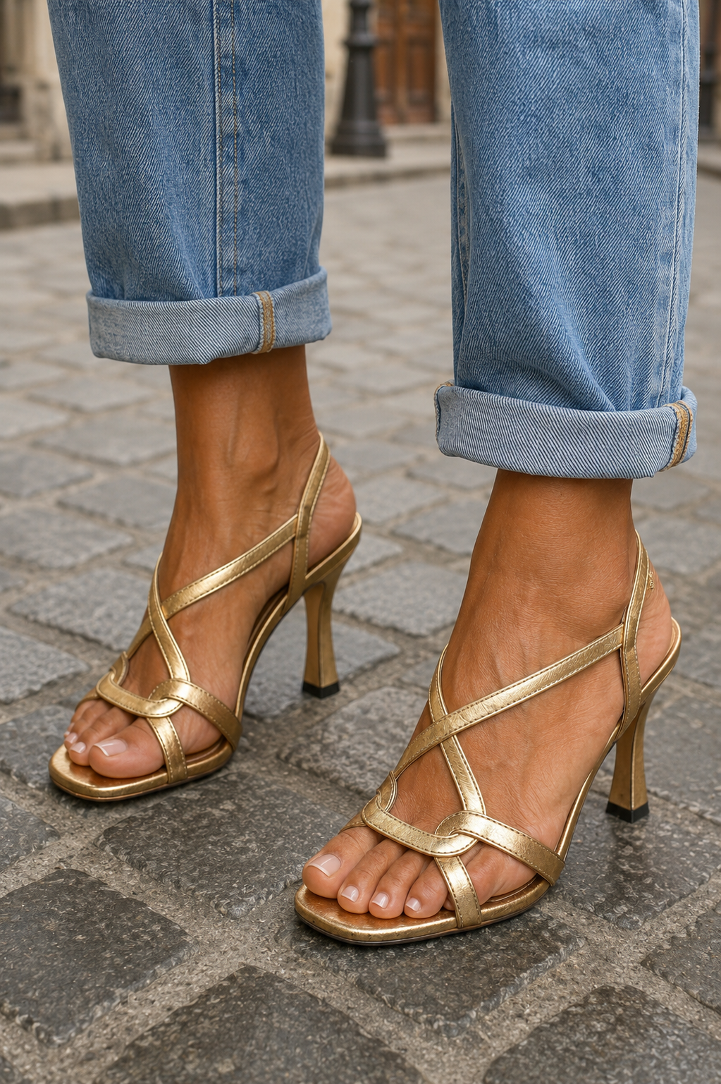 CASSIE™ | TACCHI ESTIVI DORATI