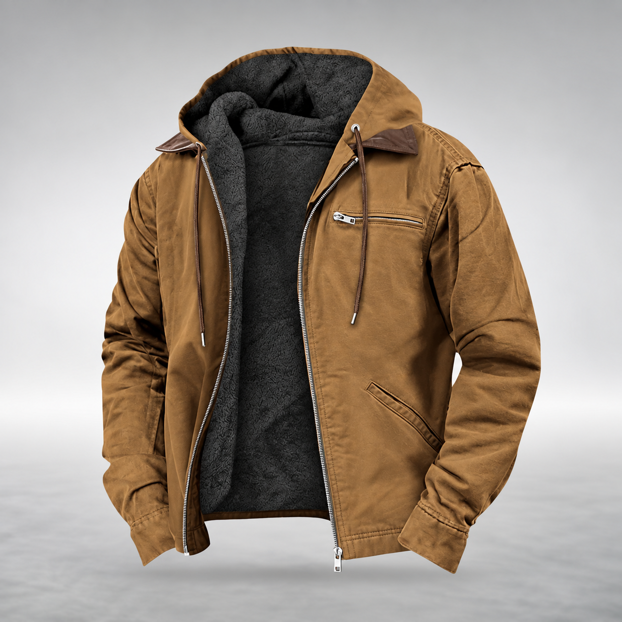 ALESSIO | Giacca Casual con Cappuccio