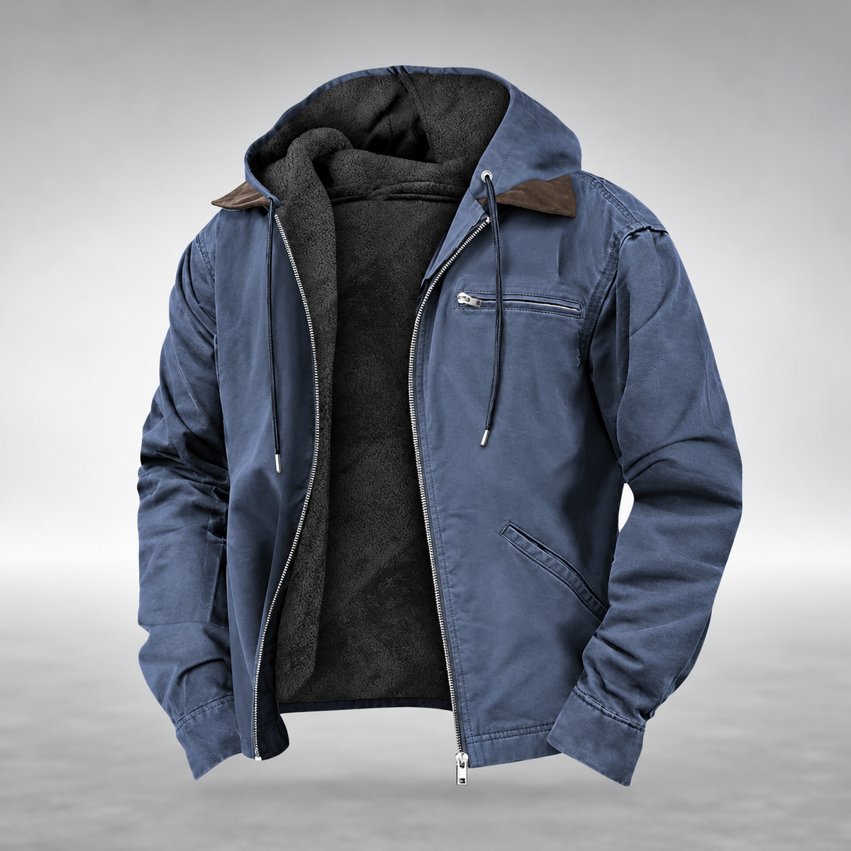 ALESSIO | Giacca Casual con Cappuccio