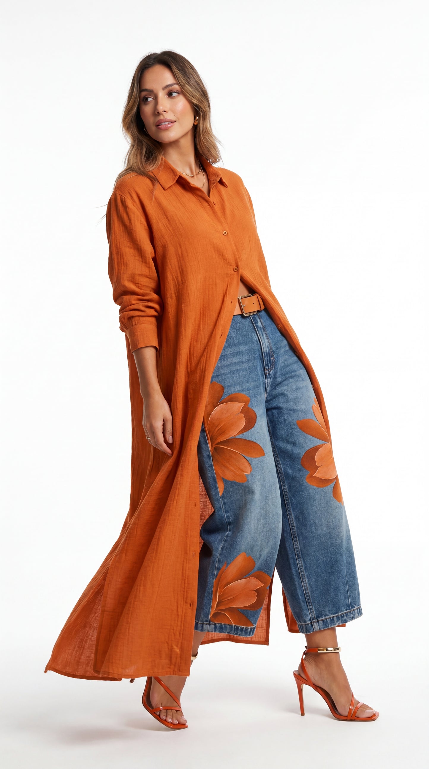 FIRENZE™ | Wide Jeans + FREE Shirt