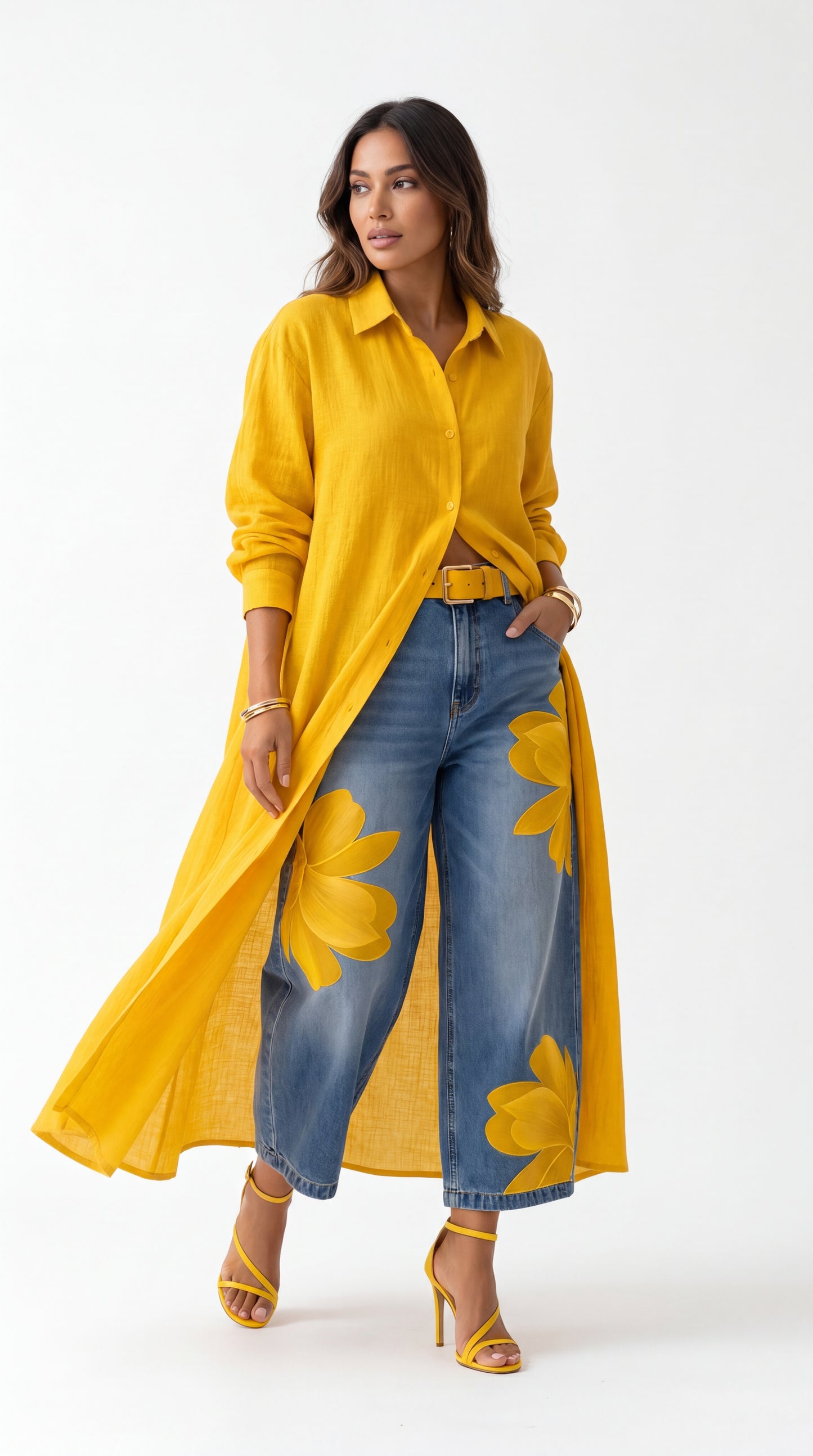 FIRENZE™ | Wide Jeans + FREE Shirt