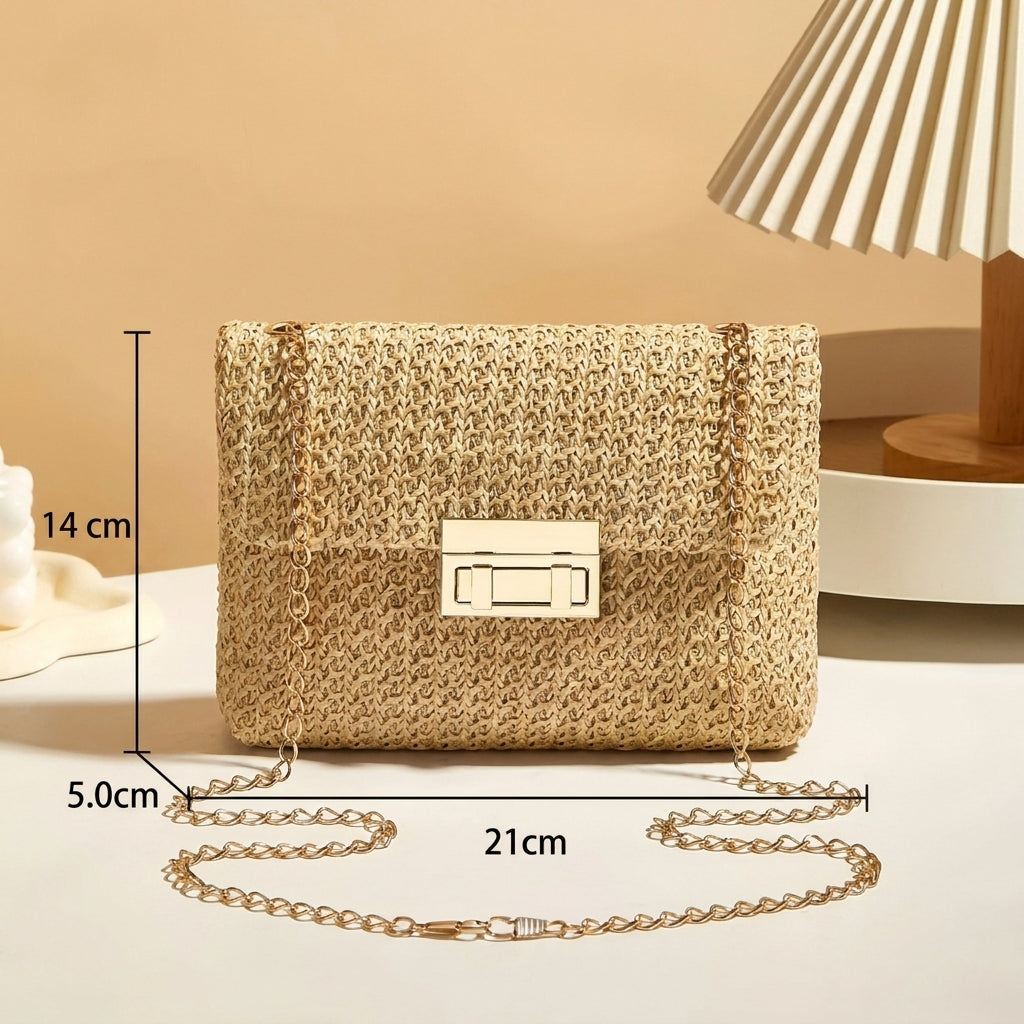 LINA™ | Borsa a Tracolla in Toni Neutri