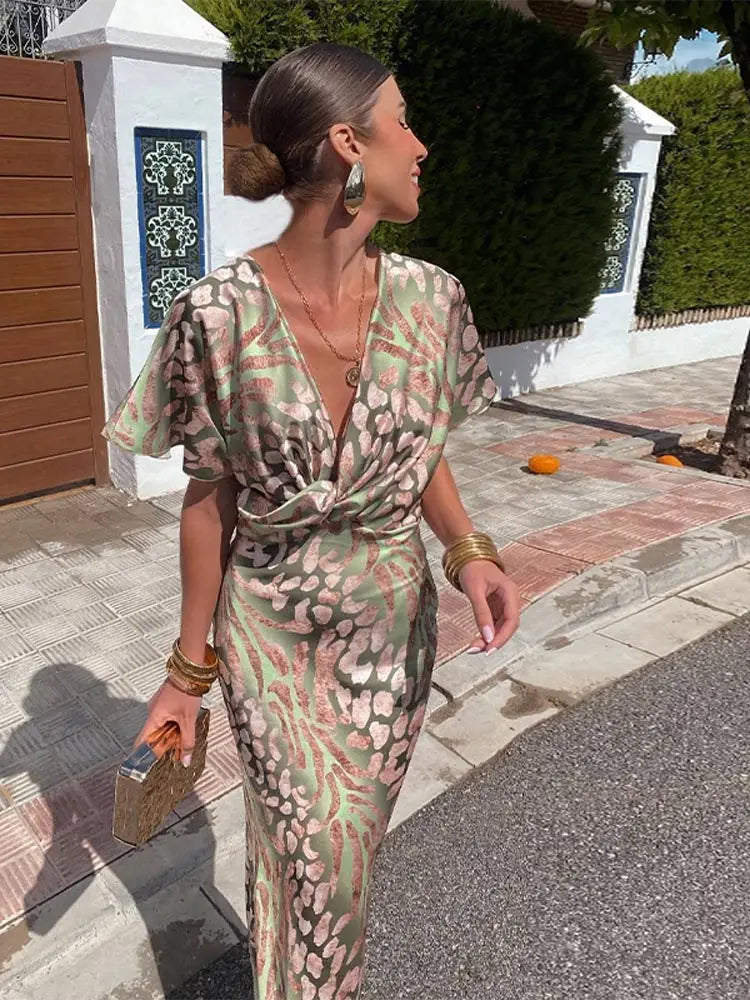 Emmeline™ - ABITO MIDI COLOR RAME
