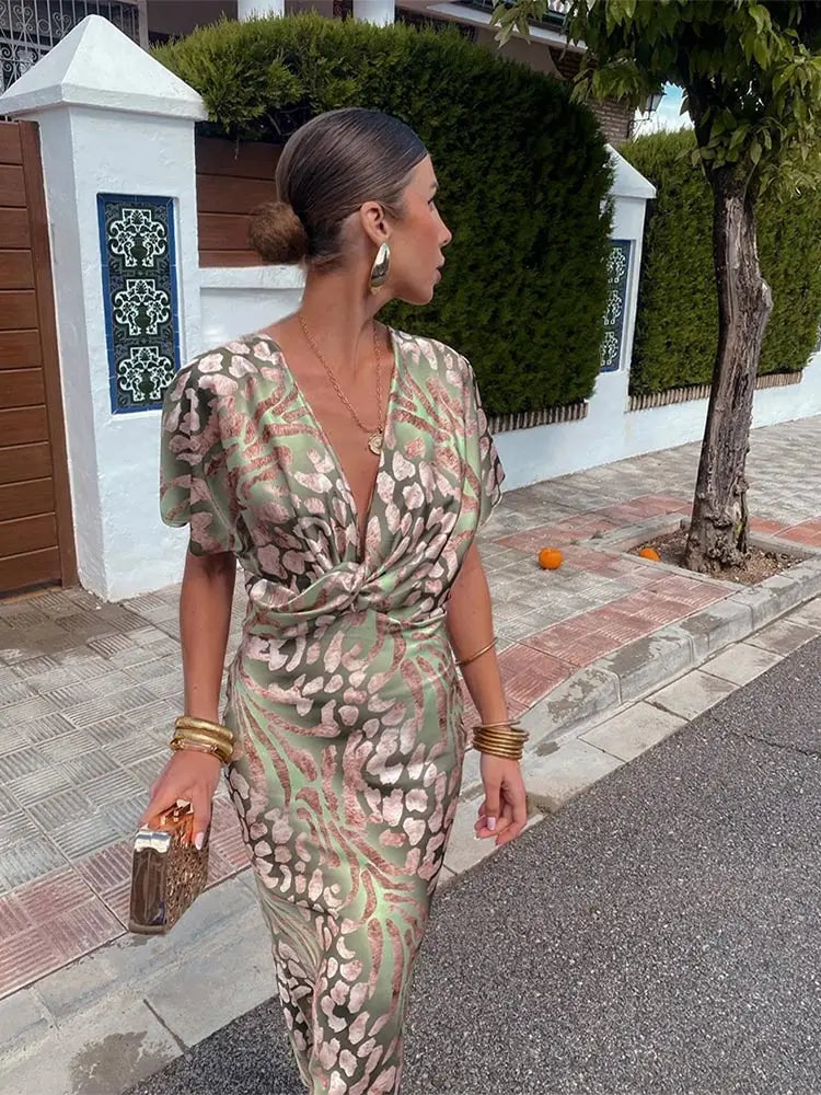 Emmeline™ - ABITO MIDI COLOR RAME