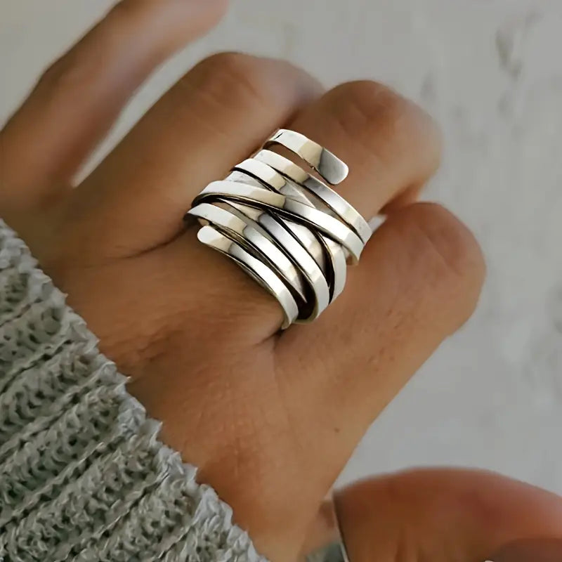 Odetta | Anello in Argento Vintage Elegante
