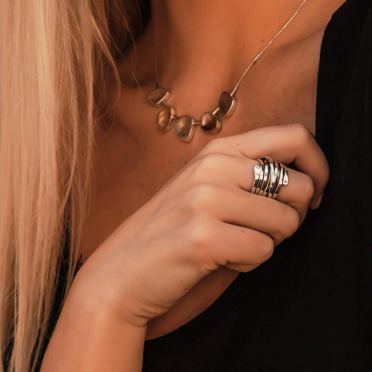 Odetta | Anello in Argento Vintage Elegante