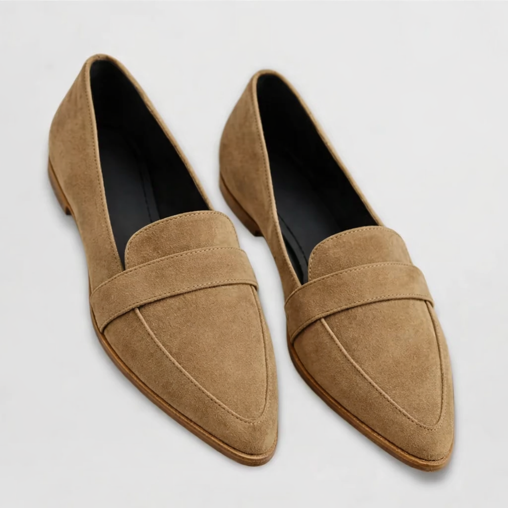 SILVIA™ | Mocassino comfort in camoscio