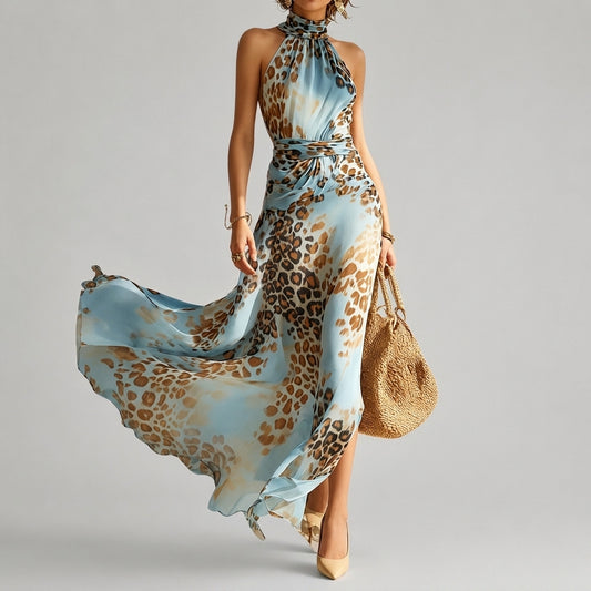 AURORA™ | Vestito Lungo Animalier