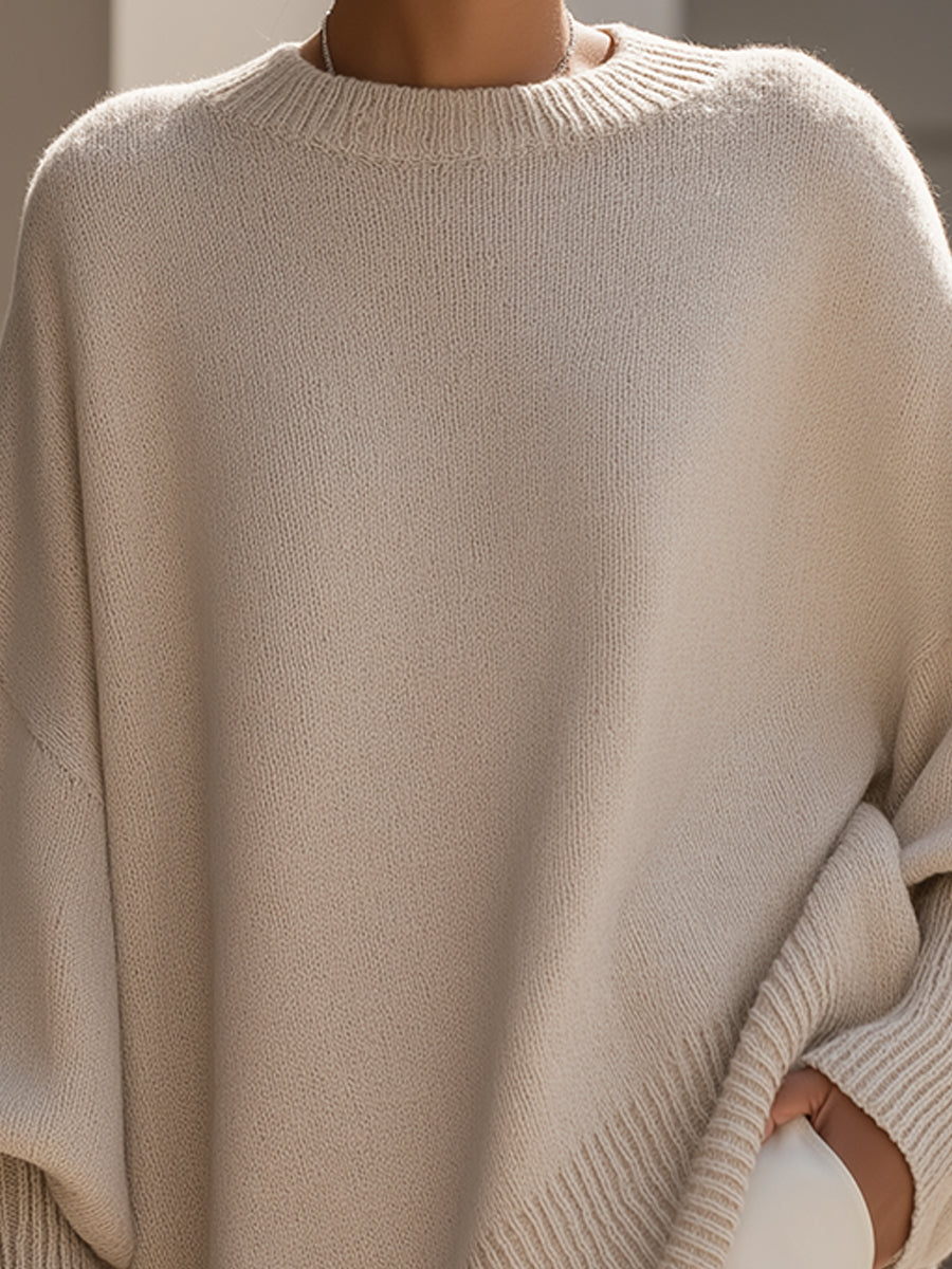 TOSCA™ | Maglione Oversize Morbido e Drappeggiato