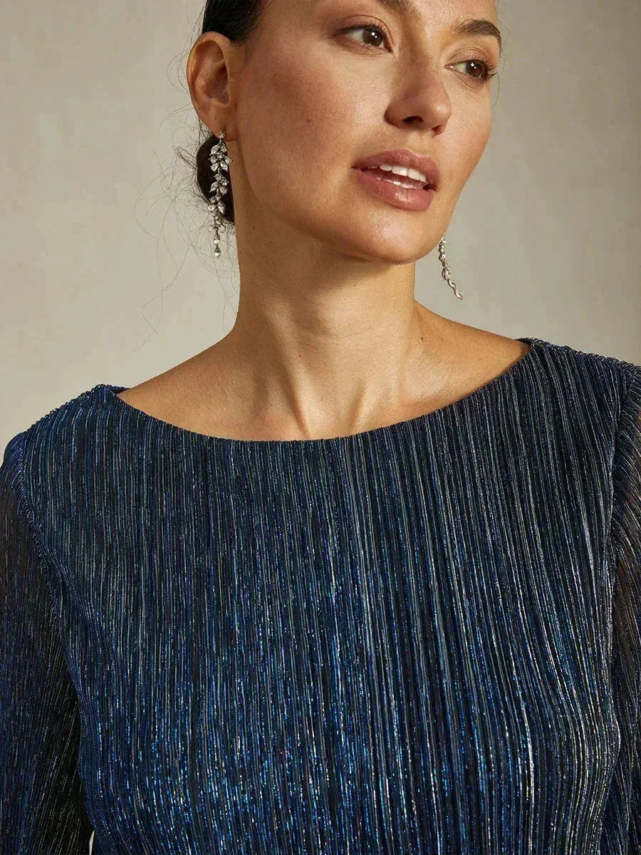 METALLIC SHIMMER BLOUSE