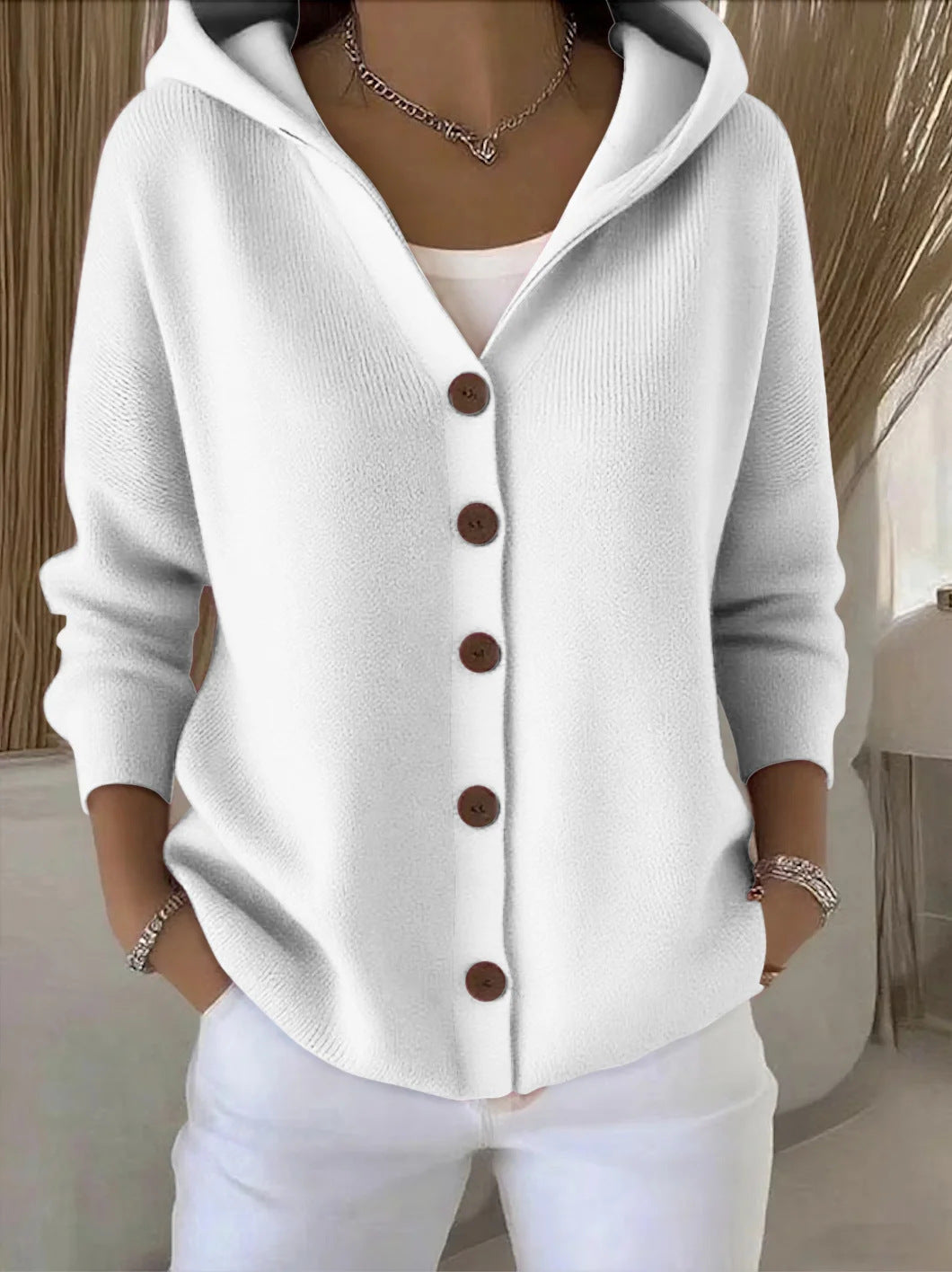 ROSALIA™ | Cardigan con Cappuccio