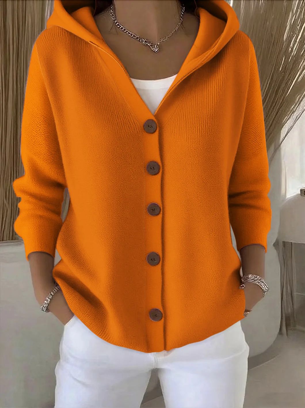 ROSALIA™ | Cardigan con Cappuccio