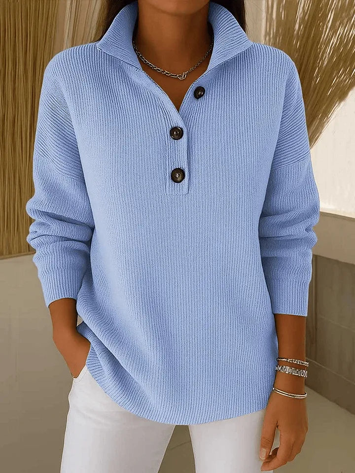 AMELIA™ | Maglione con Colletto Polo
