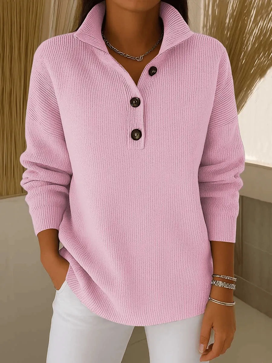 AMELIA™ | Maglione con Colletto Polo