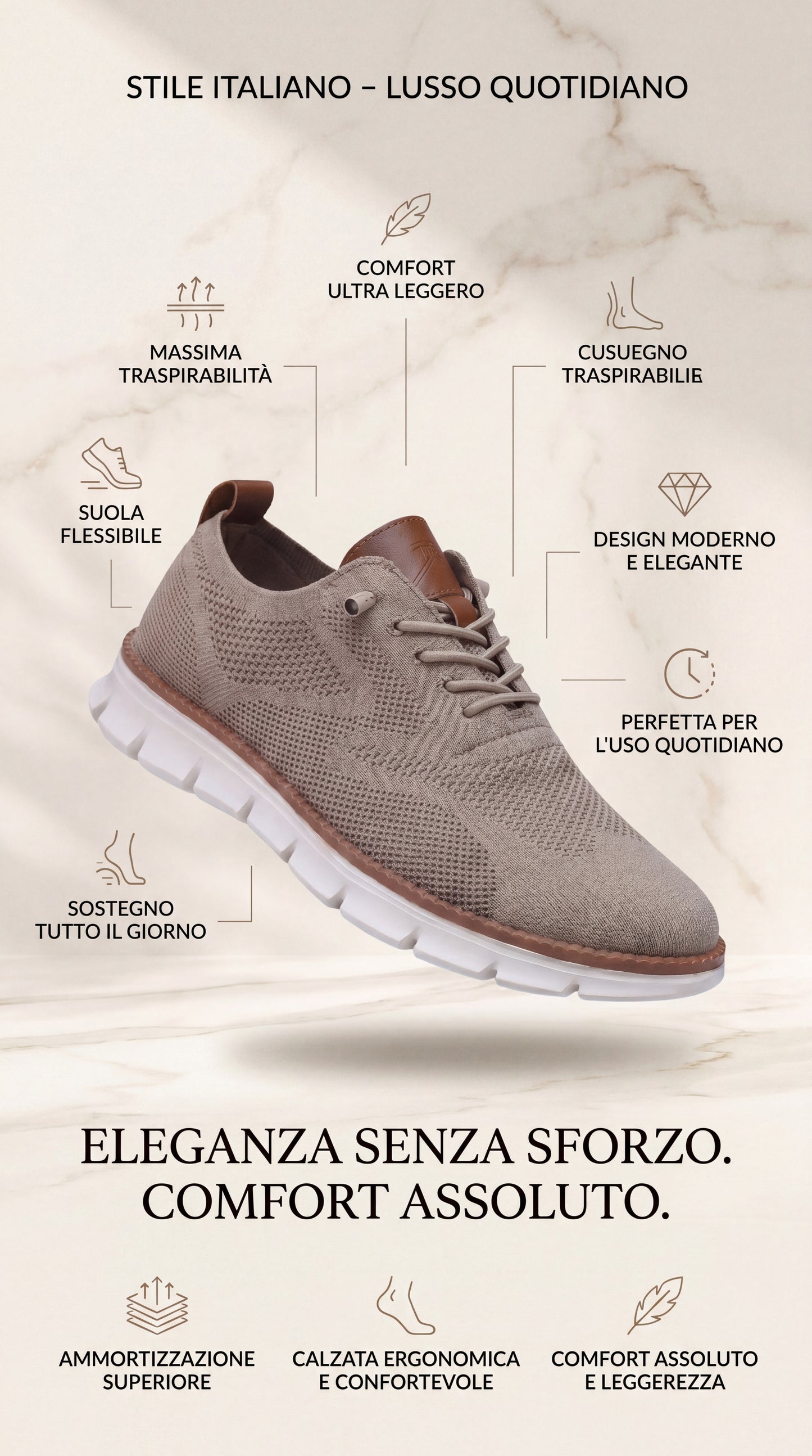 SCARPE ULTRACOMFORT™| Cachi-Bianco