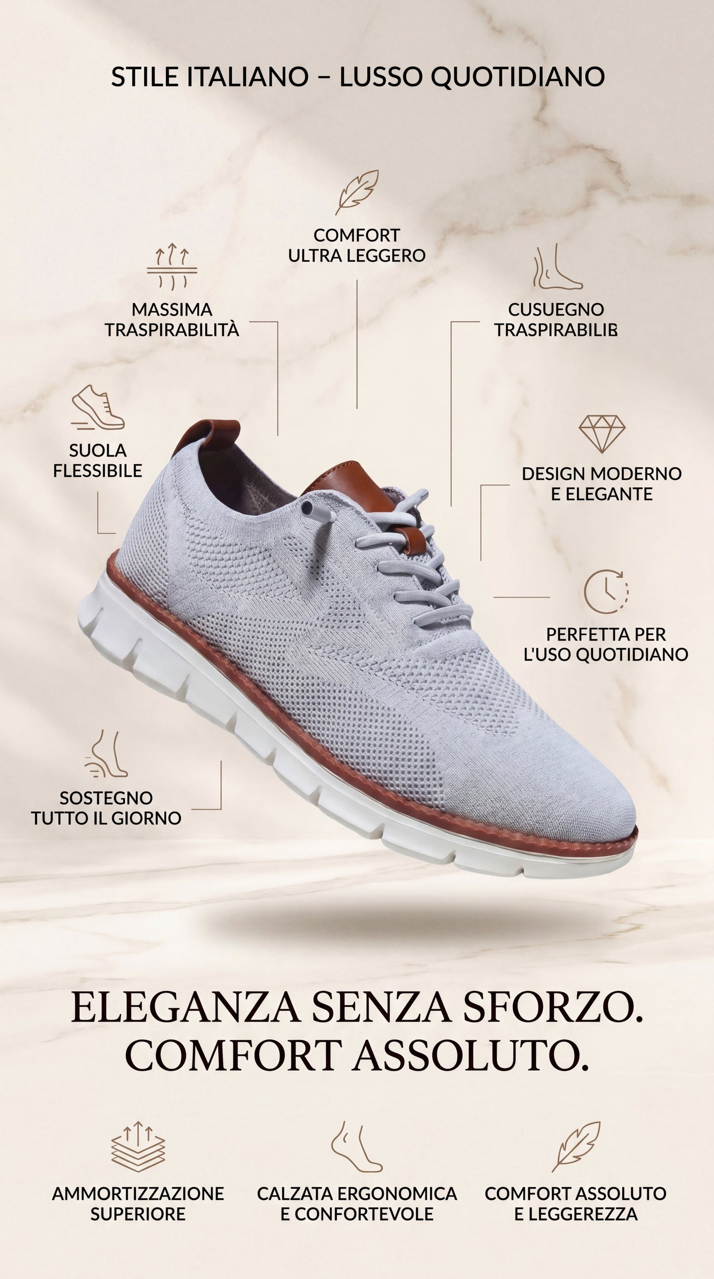 ULTRACOMFORT™ SHOES | Light Gray
