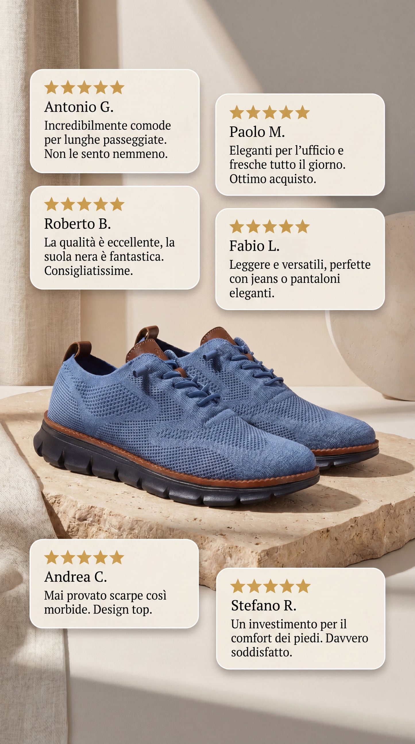 ZAPATOS ULTRACOMFORT™ | Azul-Negro