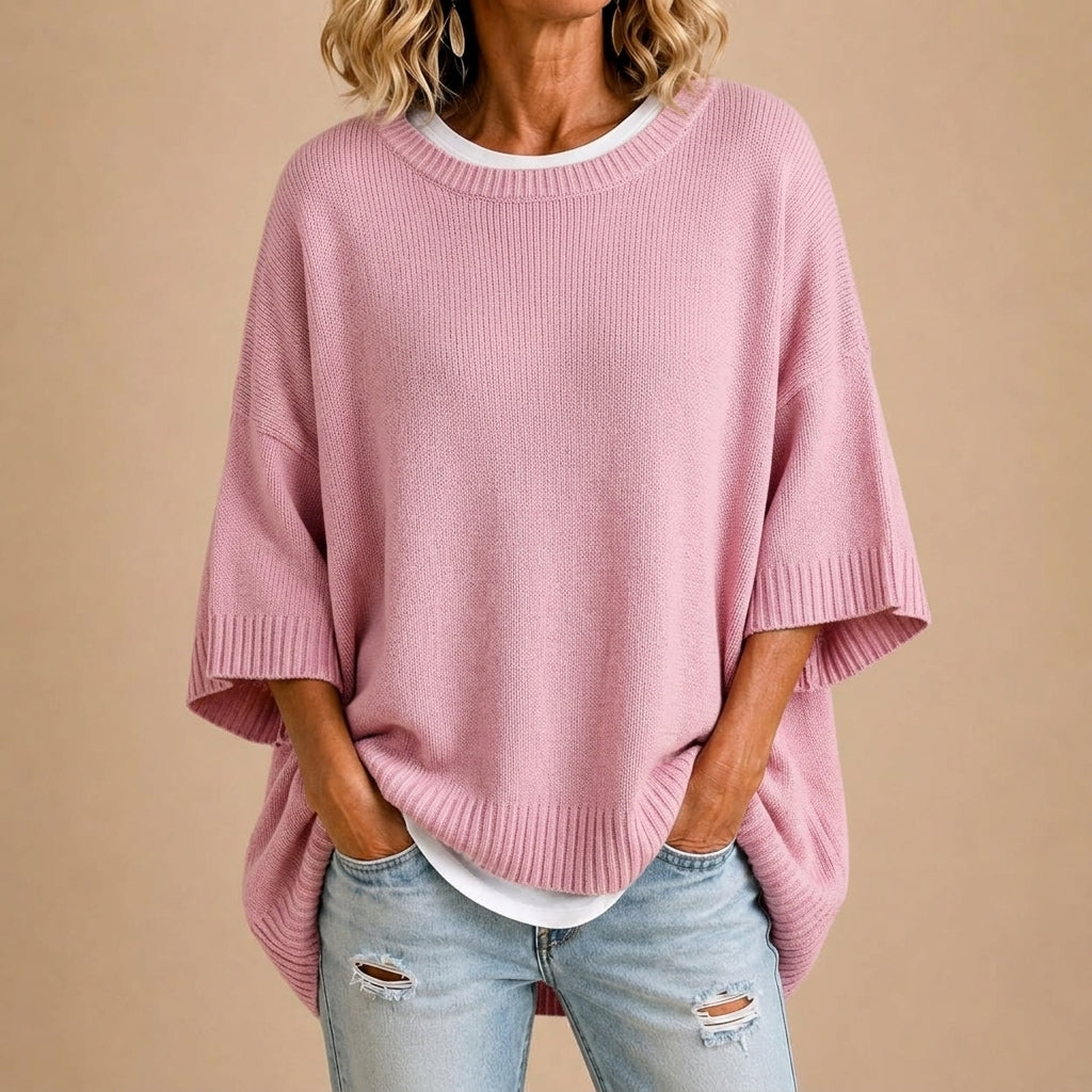 STEFANIA | Poncho in Maglia