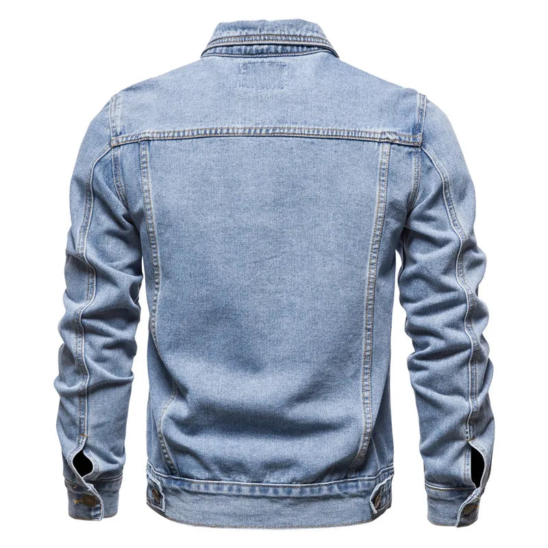 GUIDO | Giacca Biker in Denim