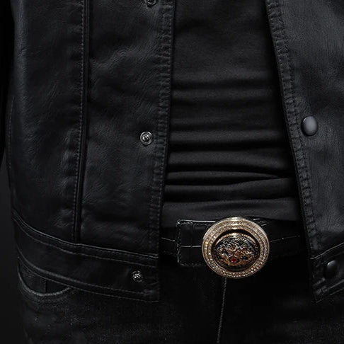 LEONE | Giacca in Pelle Autentica