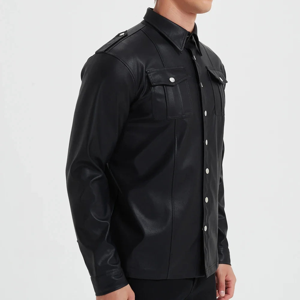 ALDO | Maglia in Pelle a Manica Lunga