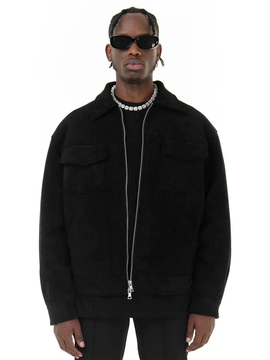 RENZO | Giacca Oversize in Camoscio