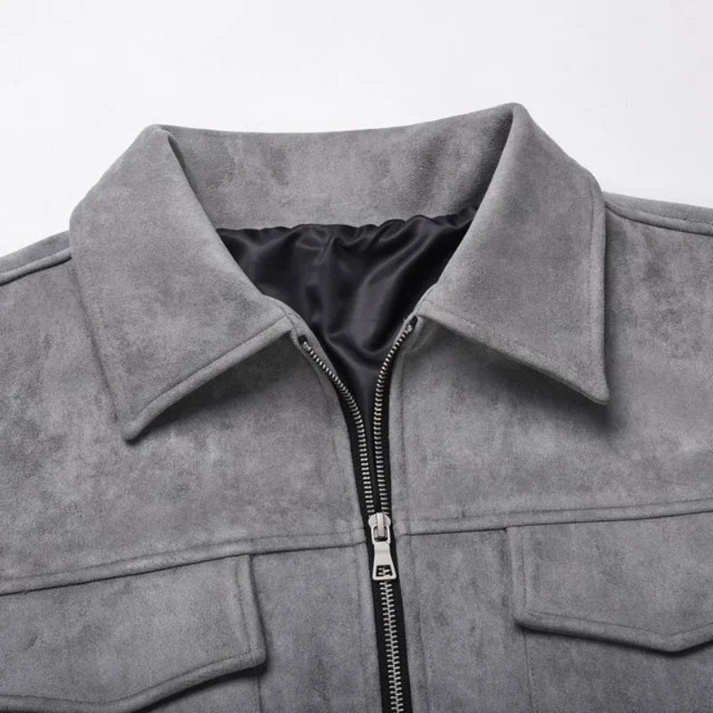 RENZO | Giacca Oversize in Camoscio