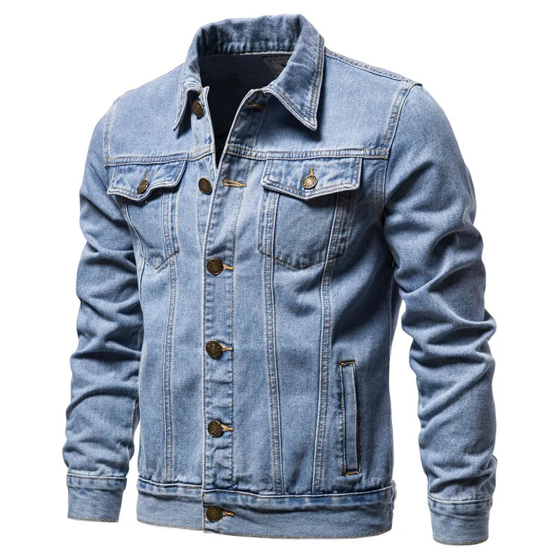 GUIDO | Giacca Biker in Denim