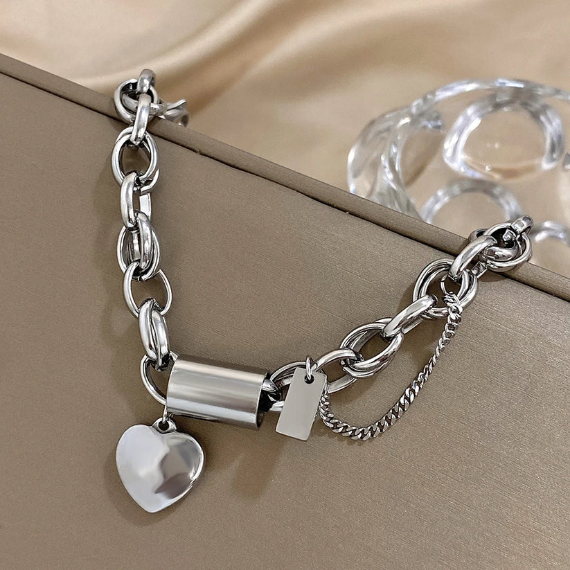 MARISTELLA | Bracciale con Ciondolo a Cuore Dorato