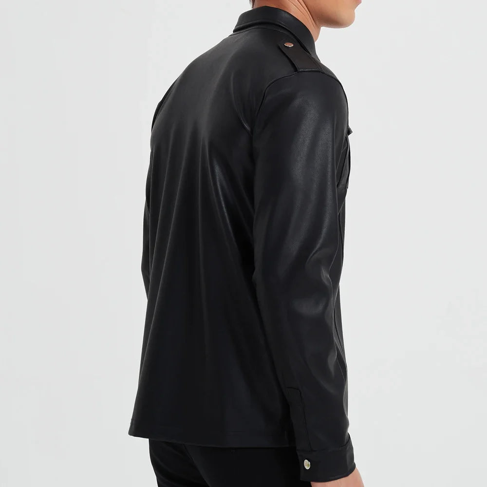 ALDO | Maglia in Pelle a Manica Lunga