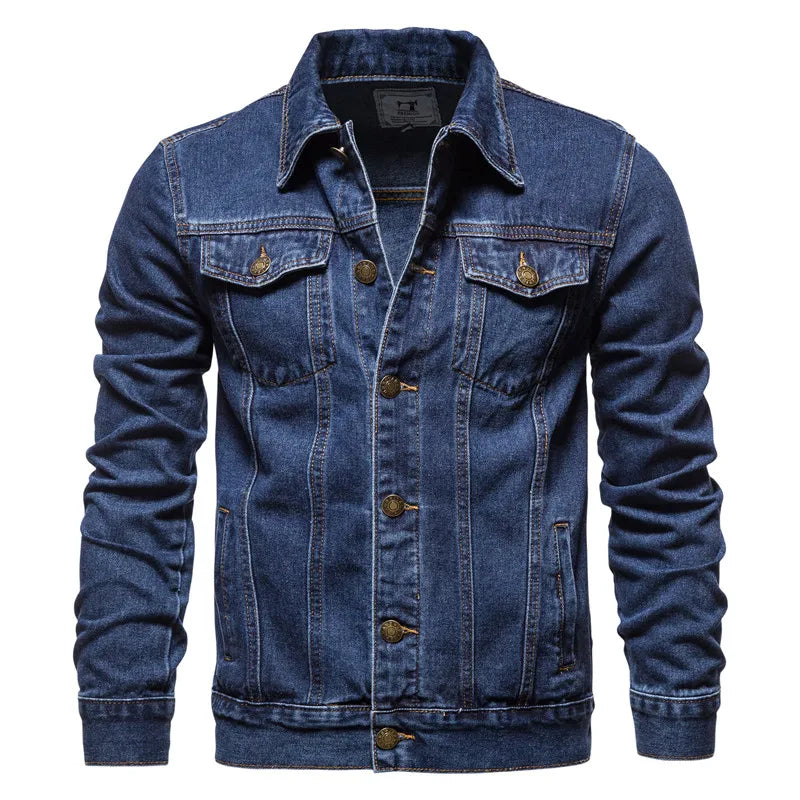GUIDO | Giacca Biker in Denim
