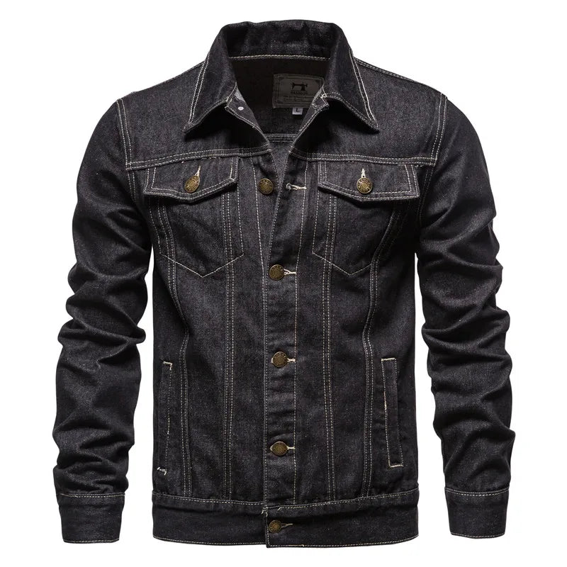 GUIDO | Giacca Biker in Denim