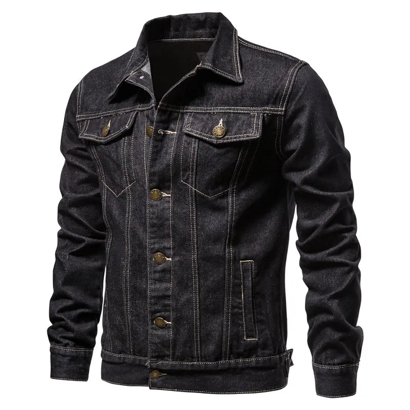 GUIDO | Giacca Biker in Denim