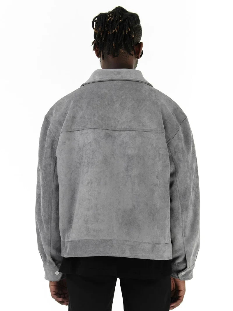 RENZO | Giacca Oversize in Camoscio