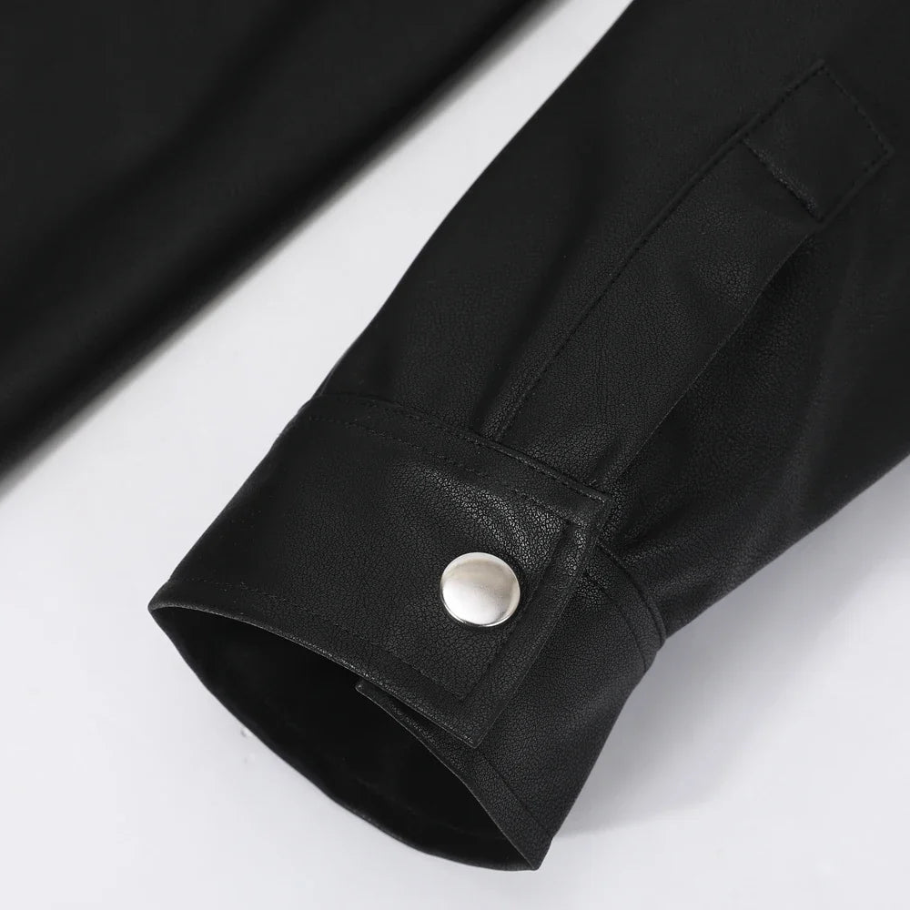 ALDO | Maglia in Pelle a Manica Lunga