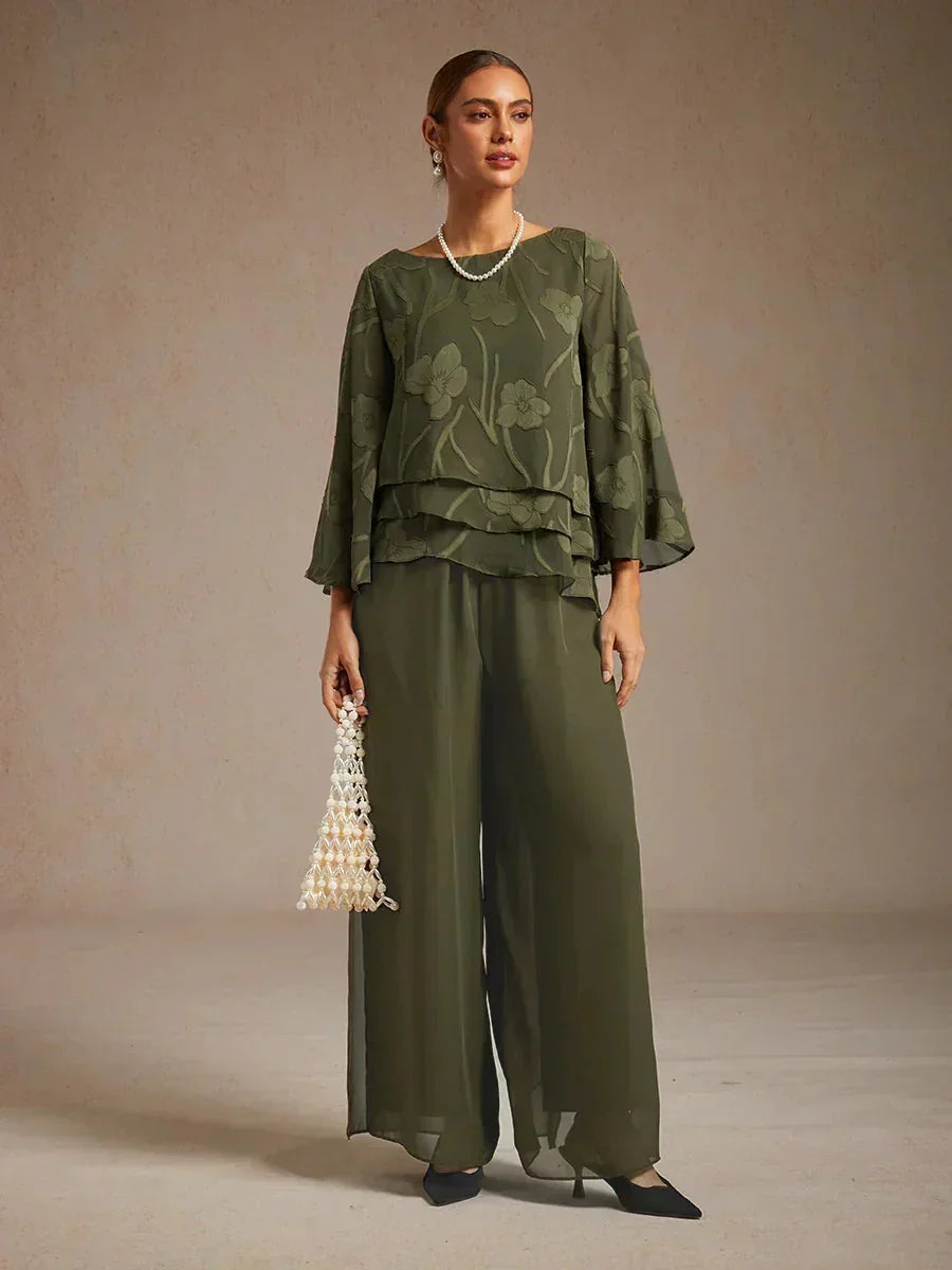 PANTALONI CARLA CHIFFON