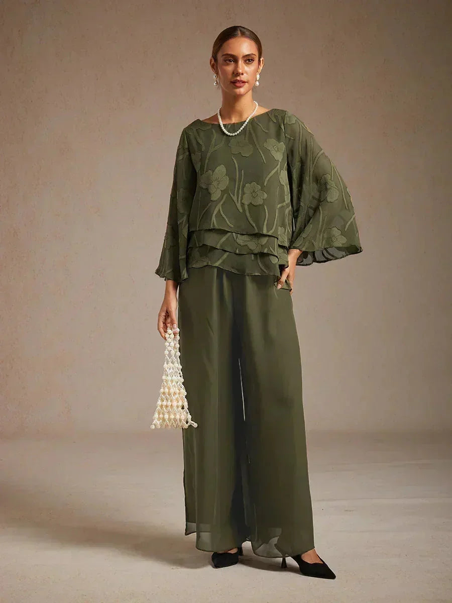 PANTALONI CARLA CHIFFON