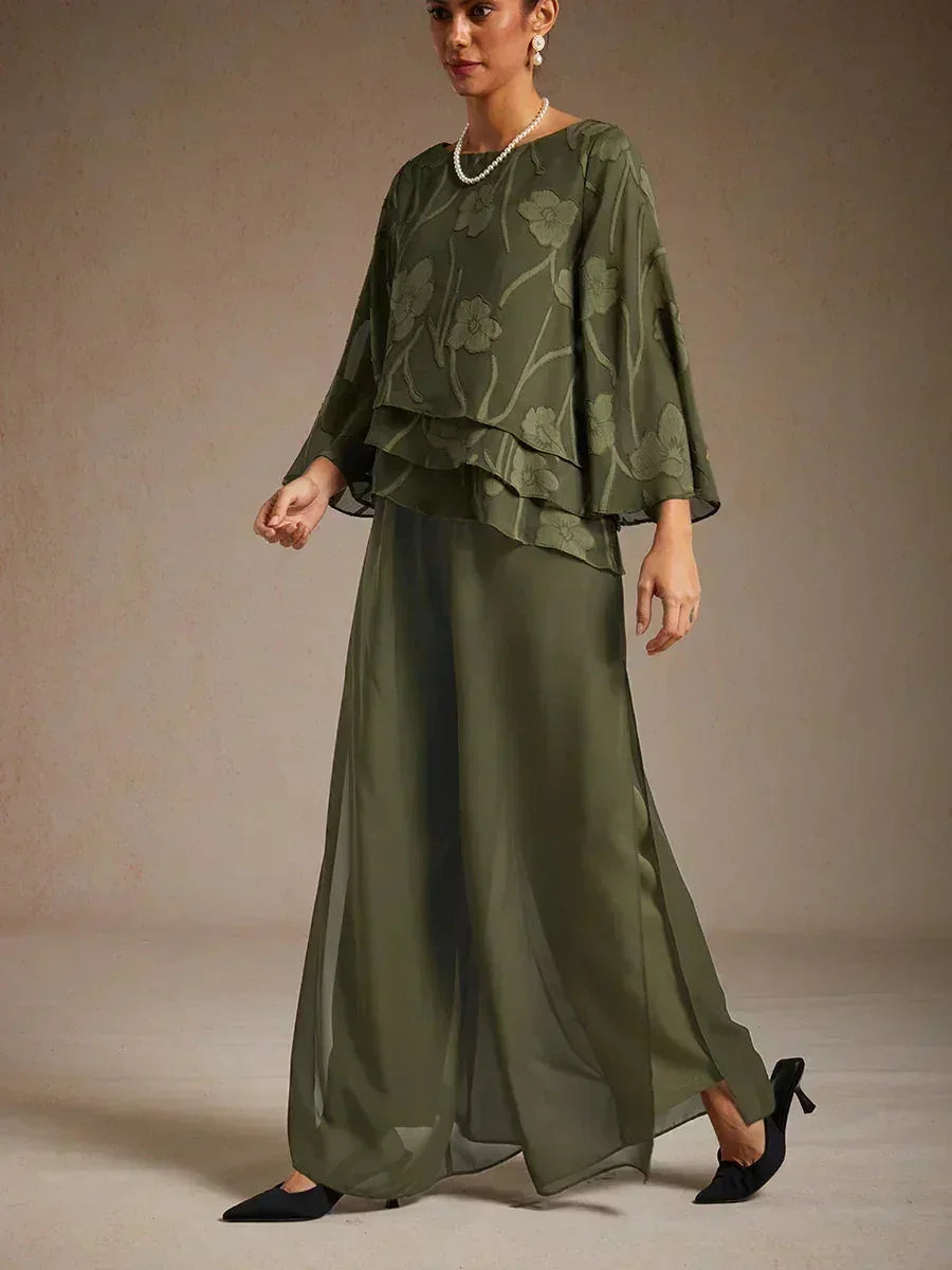 PANTALONI CARLA CHIFFON