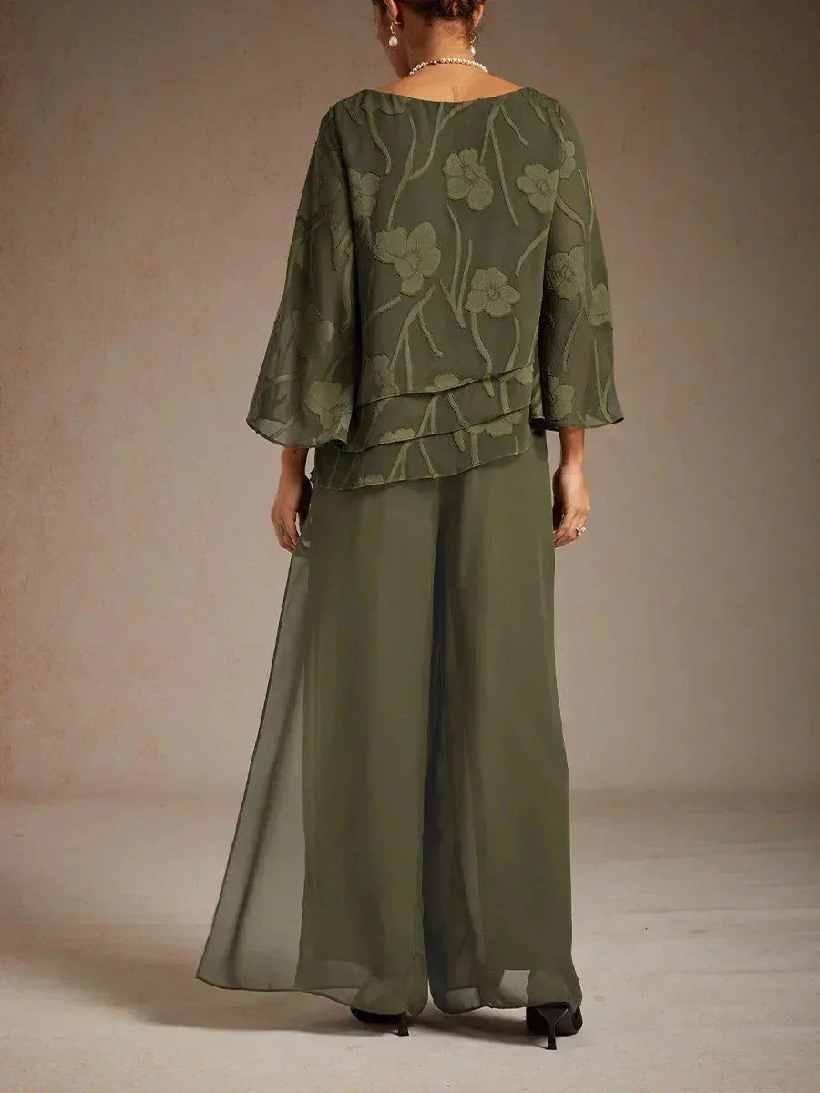 PANTALONI CARLA CHIFFON