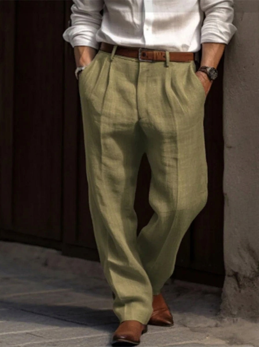 CORSARO™ | Pantaloni Sartoriali in Lino