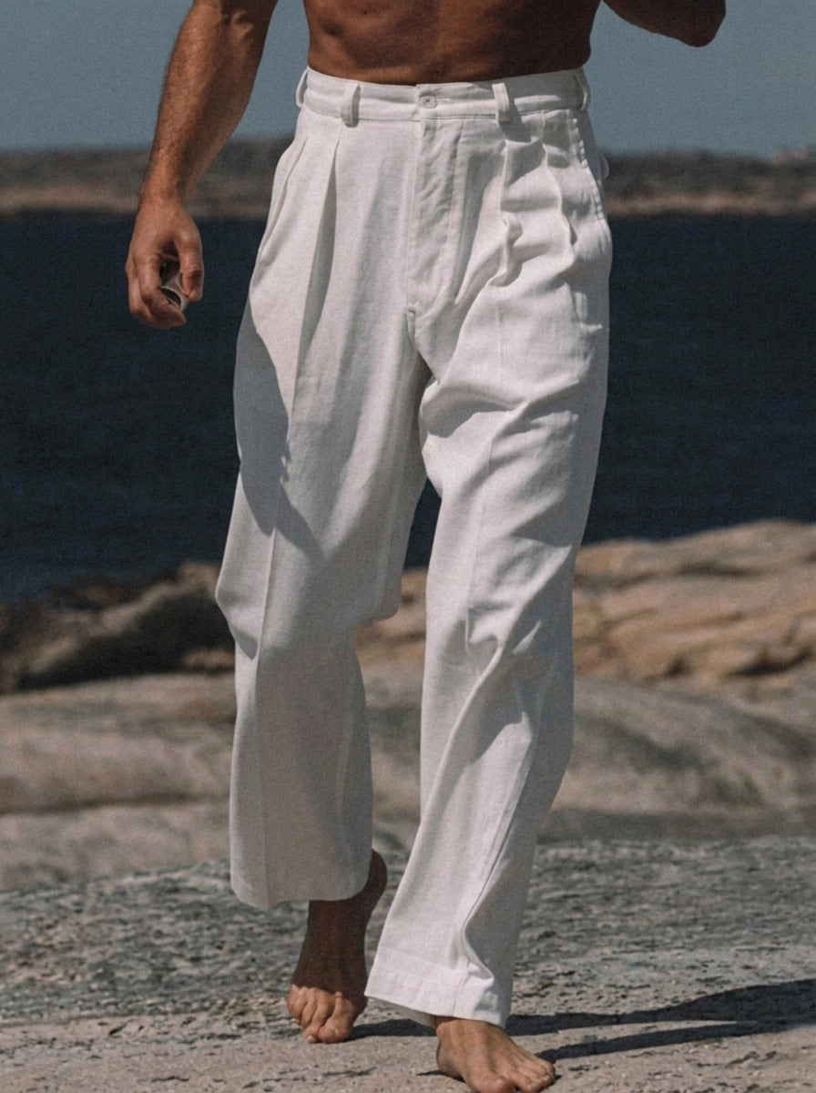 CORSARO™ | Pantaloni Sartoriali in Lino
