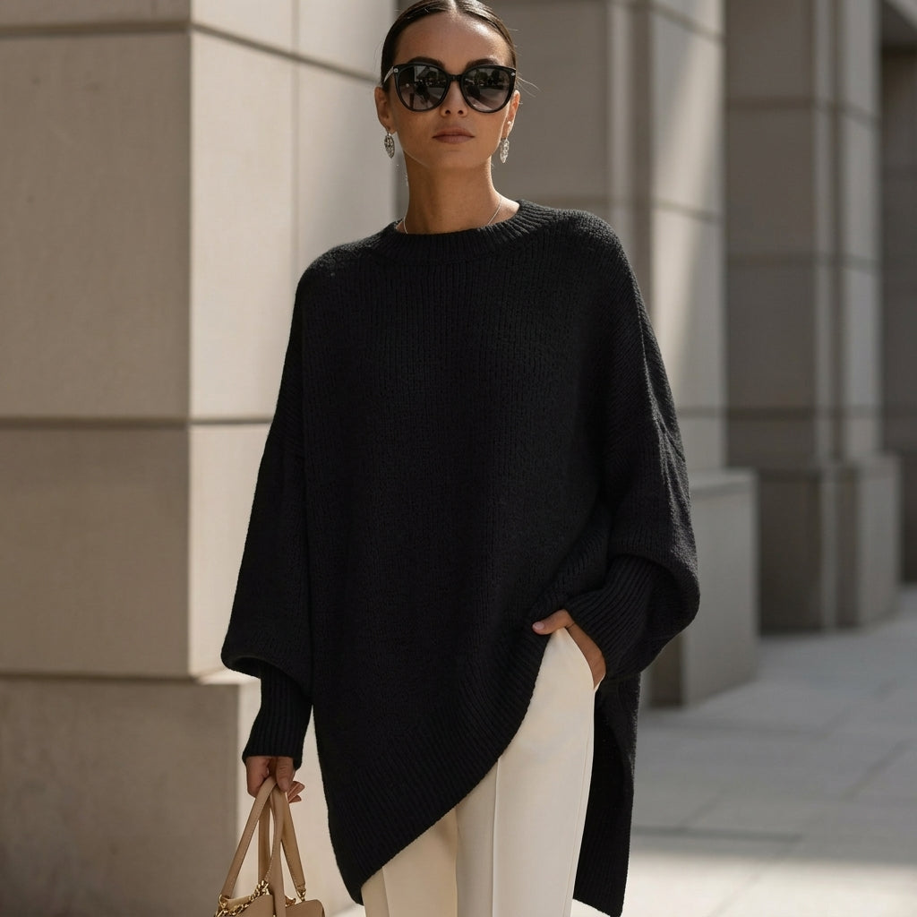 GIORGIA™ | Maglione Oversize in Maglia a Girocollo